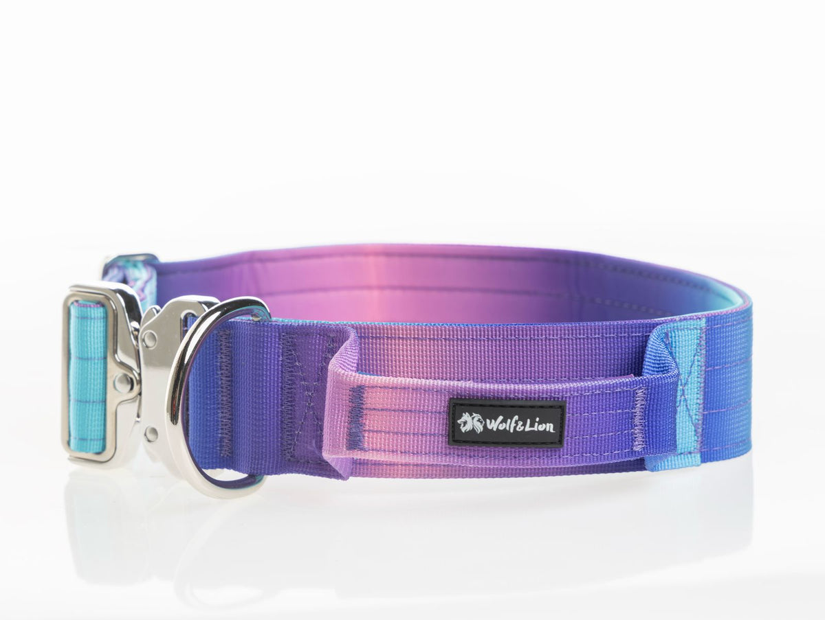 Collar Táctico con Asa de Control - Para Perros Grandes y Fuertes